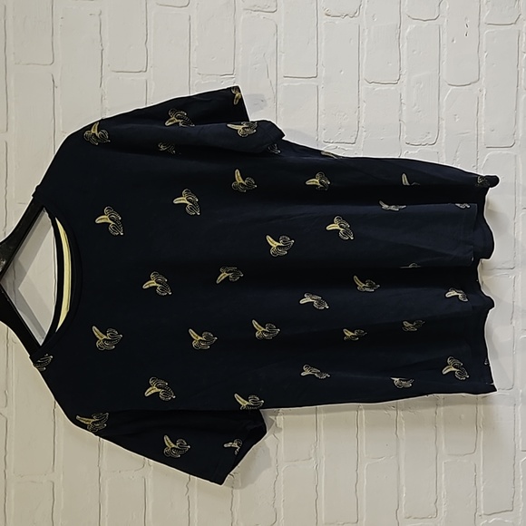 2/$10 Denim and Flower, bananas tee - Picture 1 of 5